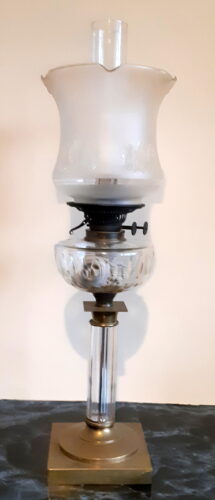 Nr.30) Prabangi antik.žibalinė Lempa veikianti